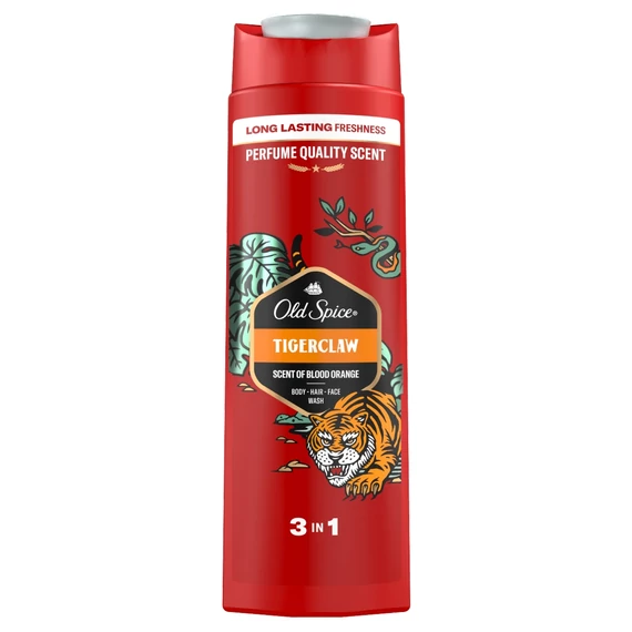 Old Spice tusfürdő Tiger Claw 400ml