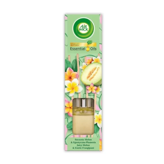 Air Wick pálcikás illatosító, Lédús dinnye és frangipáni illat, 40ml